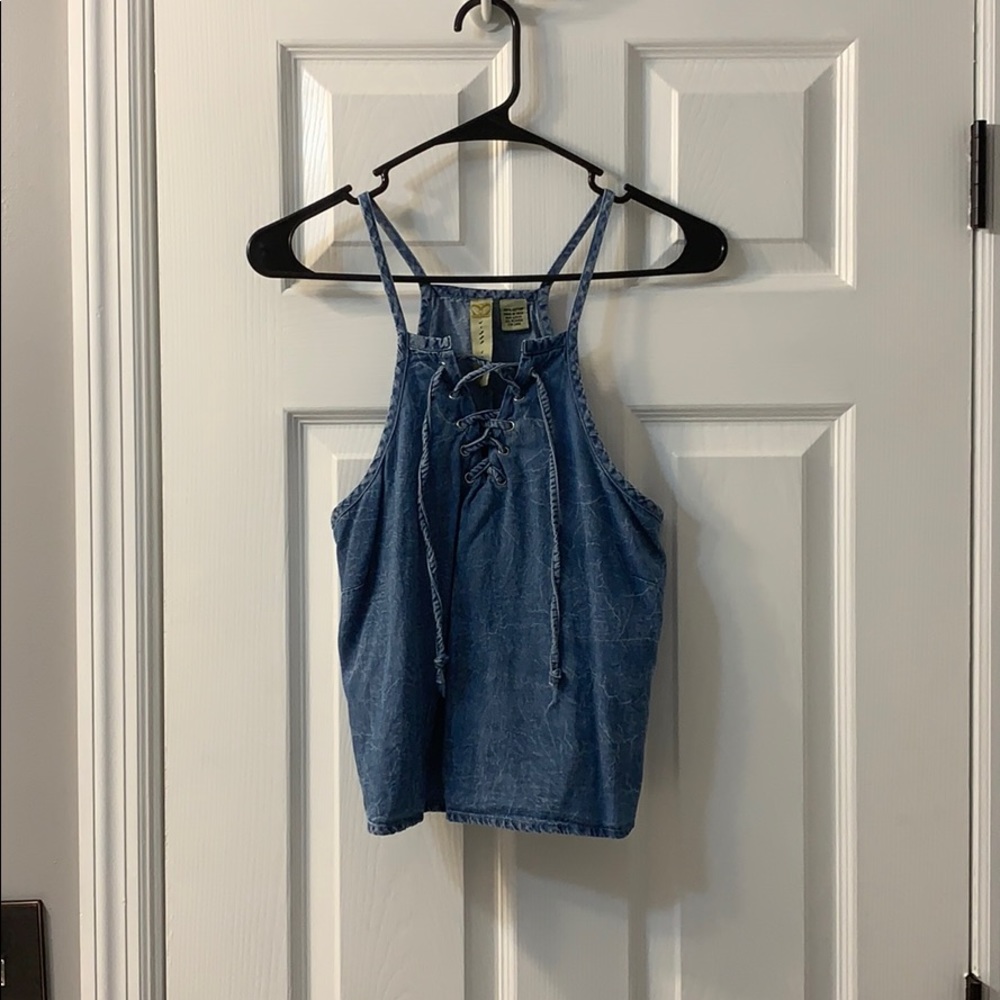 Denim tank top